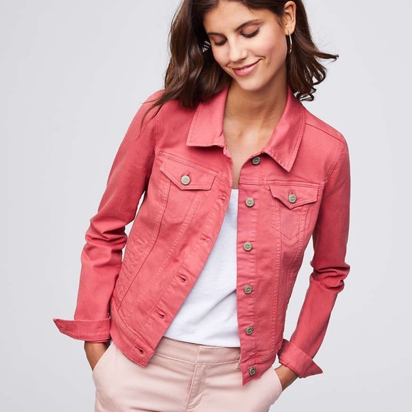 Pink Loft Denim Jean Jacket 